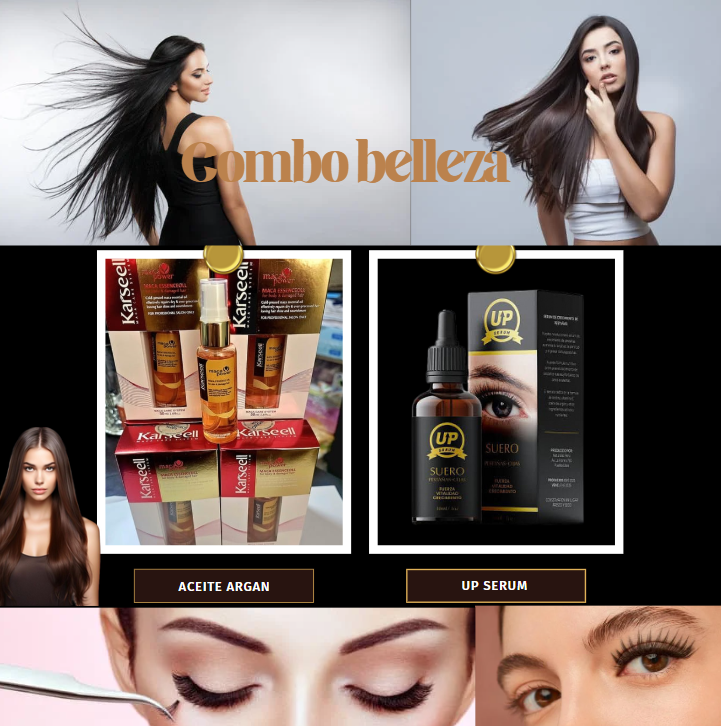 Combo Beauty Pro: Aceite de Argán Karseell + Sérum Alargador Serum Up