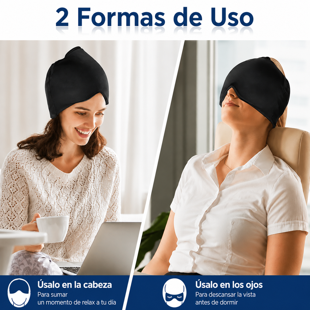 💆‍♂️Gorro de Gel Ergonómico💤